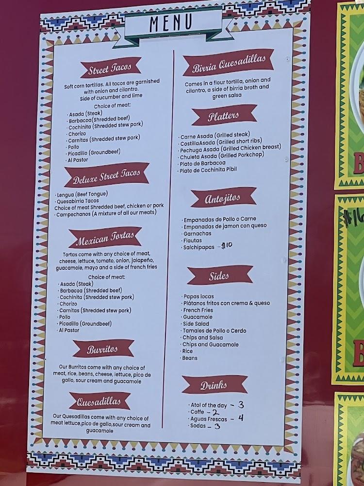 Tacos Y Tortas Doña Maria Menu image 1